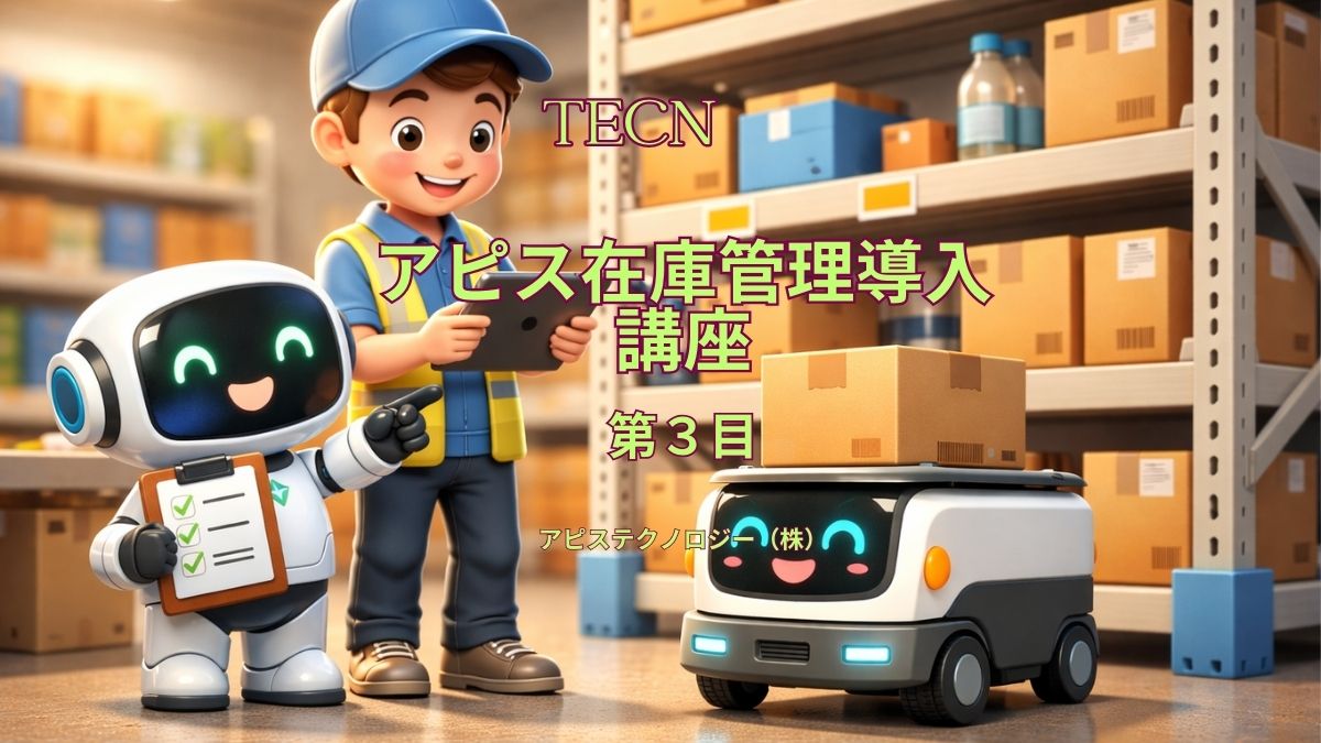 アピス在庫管理導入講座 第3回